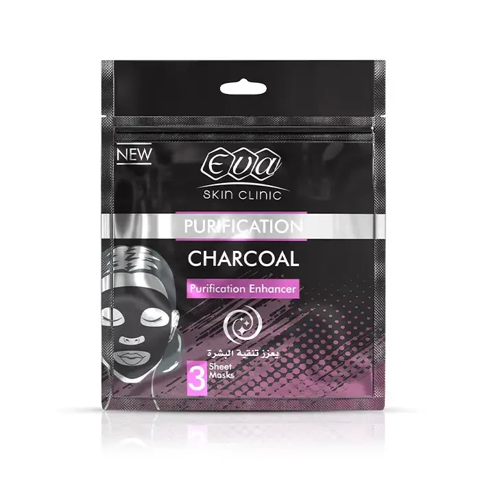 Eva Skin Clinic Charcoal Sheet Mask ( 3 Sheet Masks )